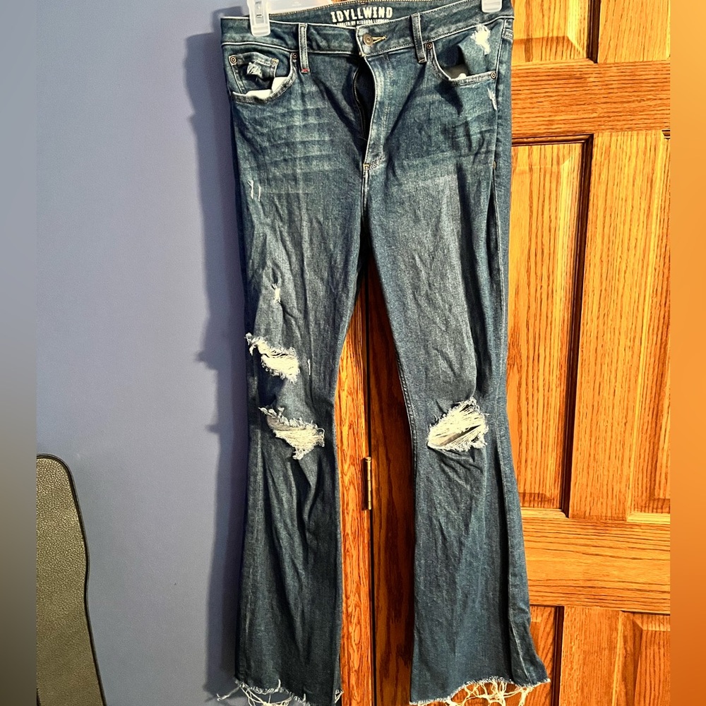 Idllywind Bootcut destructed Denim size 14